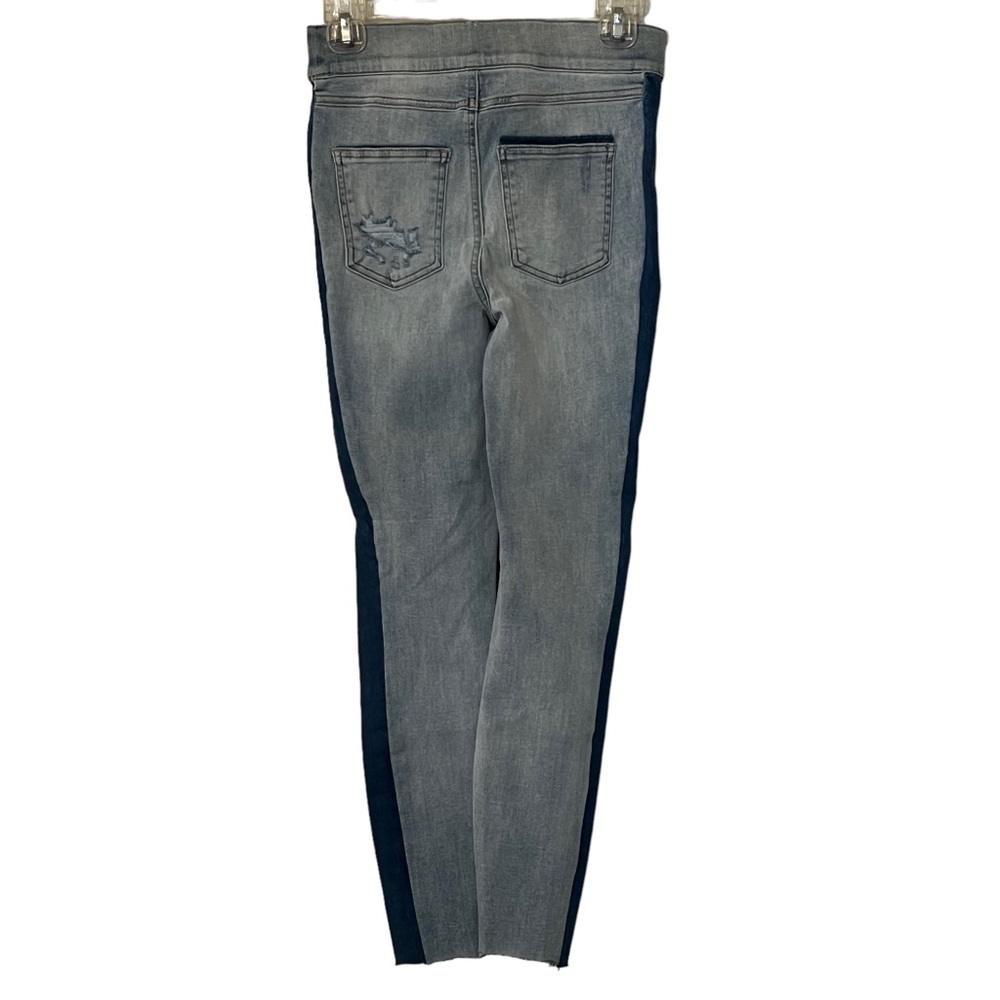 NWT SPANX Side Stripe Jeans in lightwash S Stretchy High Waist - Picture 7 of 14
